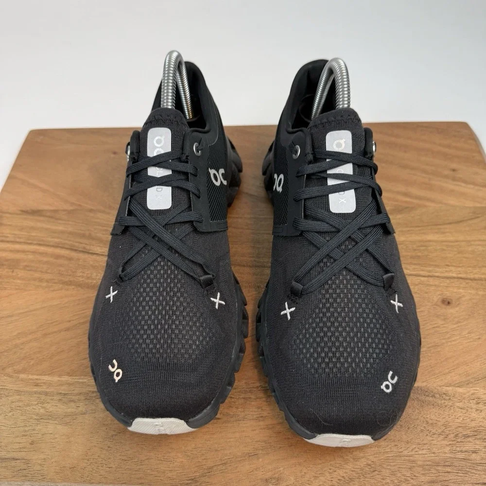 Womens On Cloud X3 Black Mesh Athletic Gym Running Sneakers Shoes Size 9 M EUC - Picture 6 of 8